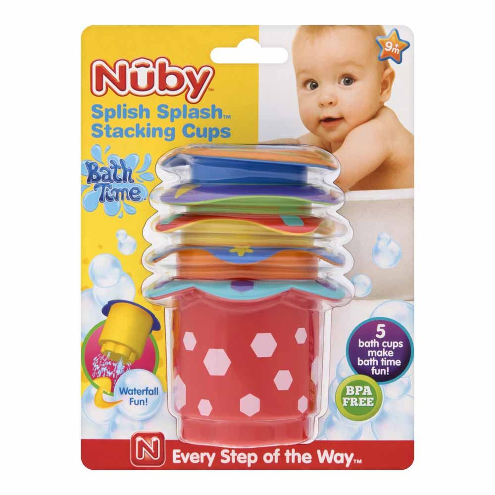 nuby splish splash stacking cups